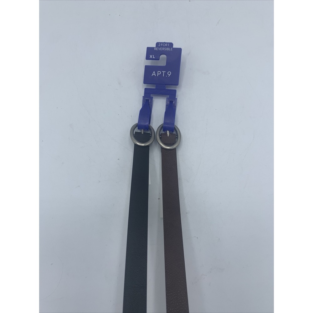 Women's Apt 9 set of 2 skinny belt set size XL‎ NWT